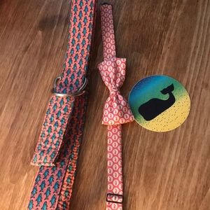 Vineyard vines belt and bow tie